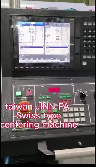 スイス製2型軸部品高精度加工用CNC自動旋盤（JSL-26ABY）